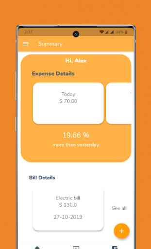 Kiwi Expense - Free Expense Tracker App 1