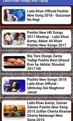 Laila Khan Songs And Tapay Collection 4