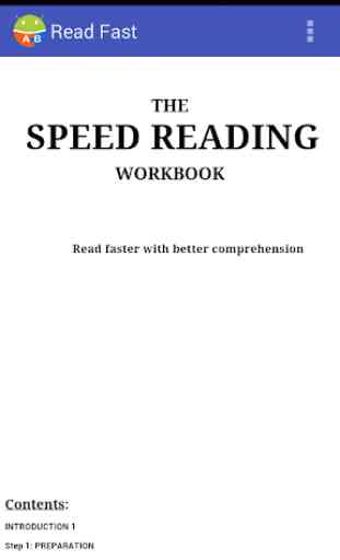 Learn Speed Reading 1