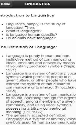 Linguistics 2