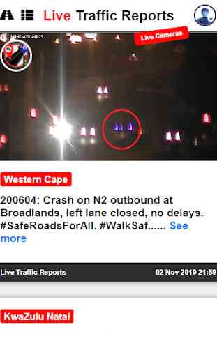 Live Traffic Camera Updates South Africa 3