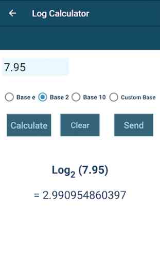 Log and Antilog Calculator 3