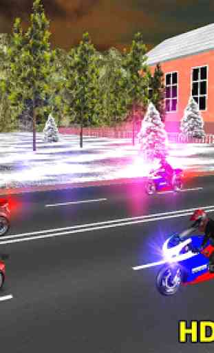 Motocicleta policía de Chase 1