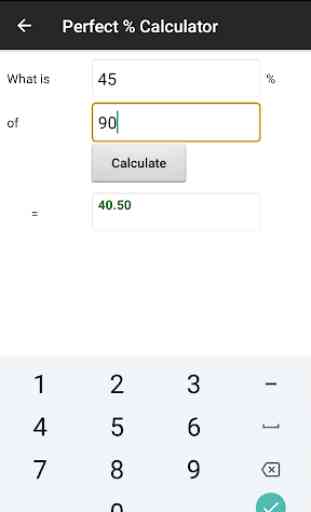 Perfect Percentage Calculator 3