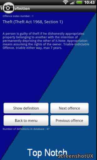 Police UK law definitions v2 2