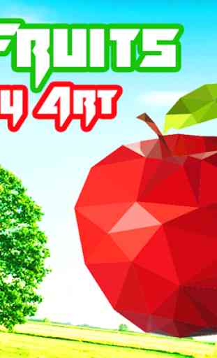 Poly Fruit Puzzle 3D Polygon Roll Game 1