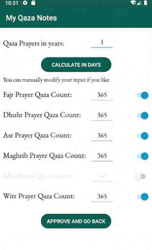 Qaza Prayer Namaz - Prayer and Fasting Qaza App 2