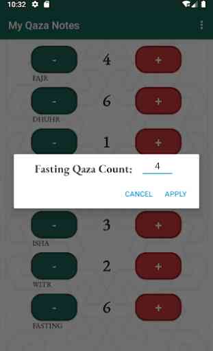 Qaza Prayer Namaz - Prayer and Fasting Qaza App 4