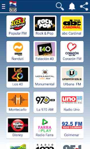 Radios de Paraguay en vivo GRATIS 1