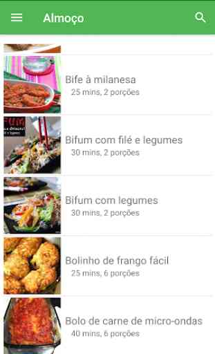 Receitas de almoço rapido grátis em portuguesas 3