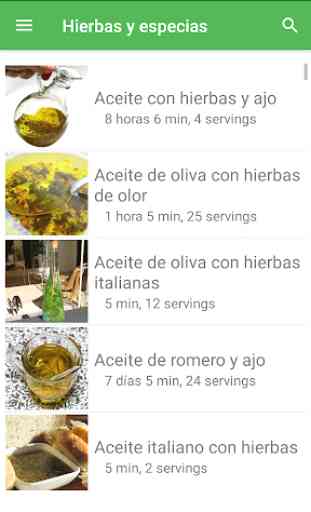 Recetas de hierbas y especias en español gratis. 1