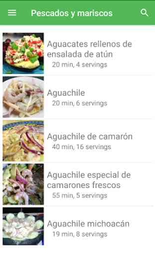 Recetas de pescados y mariscos en español gratis. 1