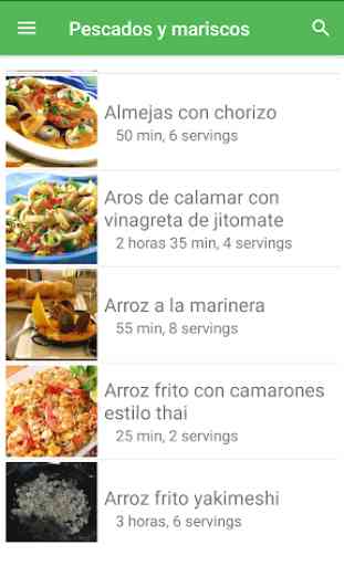 Recetas de pescados y mariscos en español gratis. 3