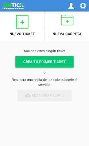 SinTick aplicación para guardar tickets y garantia 1