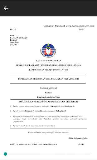 Soalan SPM Bahasa Melayu 3