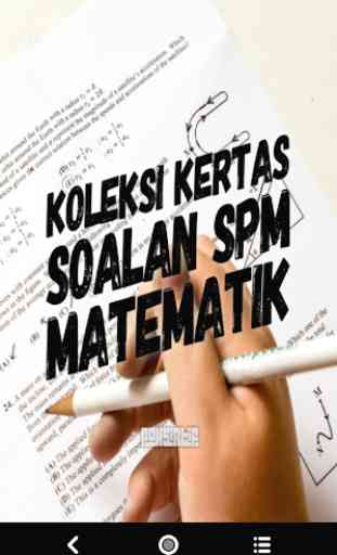 Soalan SPM Matematik 1