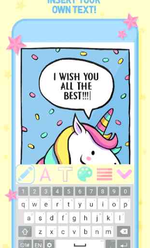 Tarjetas de Cumpleaños de Unicornio 2