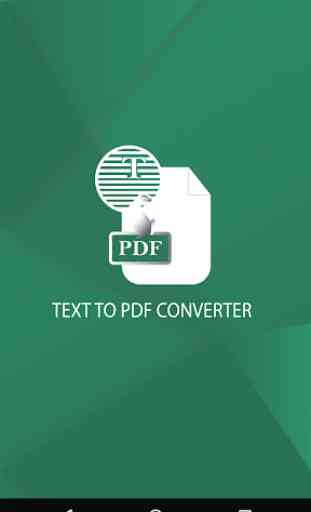 Text To PDF Converter 1