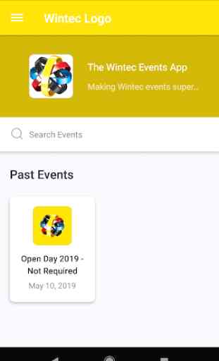 The Wintec Events App 1