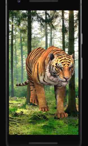 Tiger 3D Video Live Wallpaper 2
