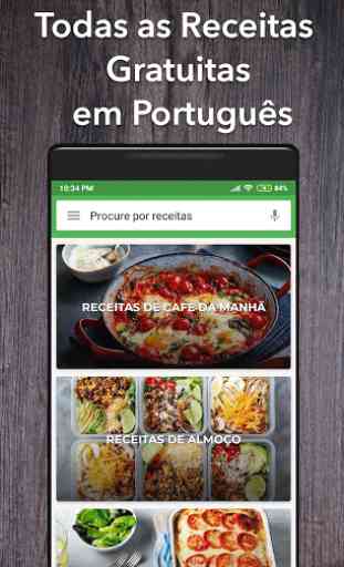 Todas as receitas em Português - Grátis 1
