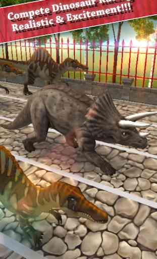 Triceratops Simulator Dinosaur Pet Racing 2017 1