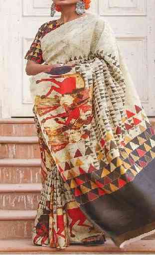 Tussar Silk Sari Design&Styles 3