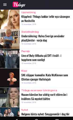 TVdags TV-tablå & TV-guide 2