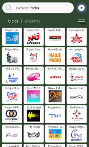 Ukraine Radio Stations Online 1