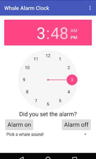 Whale Alarm Clock 1