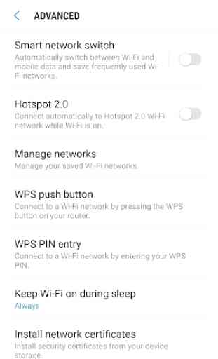 WiFi-IP Settings Shortcut 1