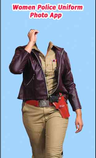 Women Police Uniform Photo App 2