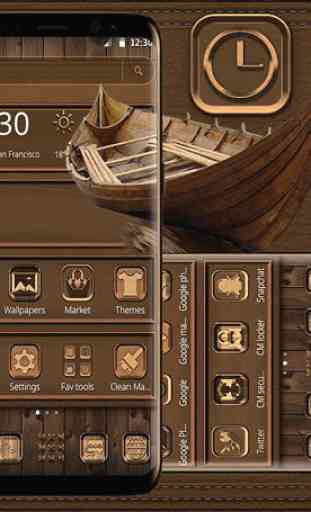 Wooden Leather Theme 1