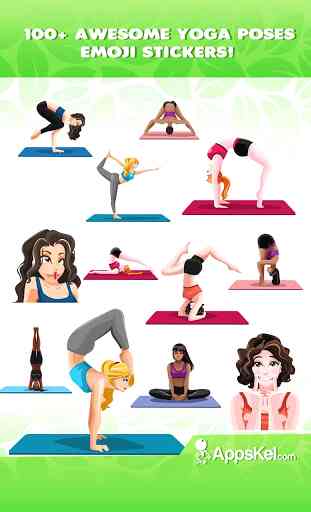 Yoga & Meditation Wellness Emoji Stickers App 2
