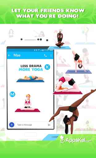 Yoga & Meditation Wellness Emoji Stickers App 3