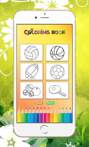 Deporte para colorear libro: Aprende a color y dibujar un atleta, jugador de fútbol, tenis y mucho más 4