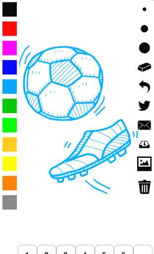 Libro para colorear para niños: aprender a dibujar el mundo del fútbol! 2