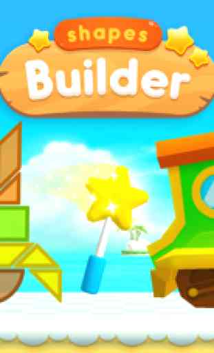 Shapes Builder - Puzzles y juegos de formas geométricas y Tangram para niños y niñas, de PlayToddlers (Versión gratis) 1