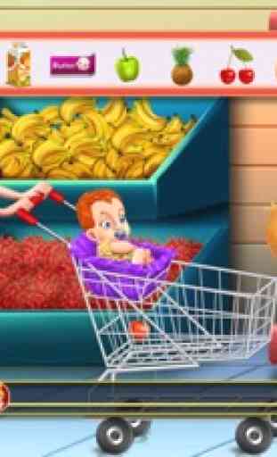 Supermercado caja compras  ayudar a mamá con la lista de compras y para pagar el cajero ! GRATIS 2