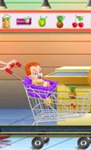 Supermercado caja compras  ayudar a mamá con la lista de compras y para pagar el cajero ! GRATIS 4