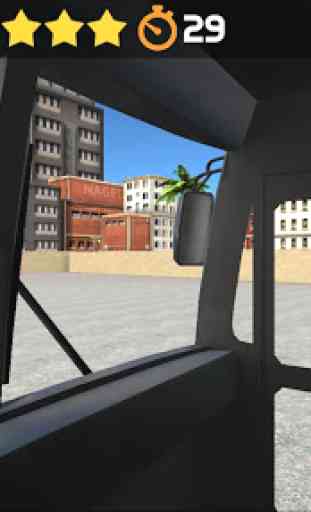 Aparcamiento de autobús 3D 3