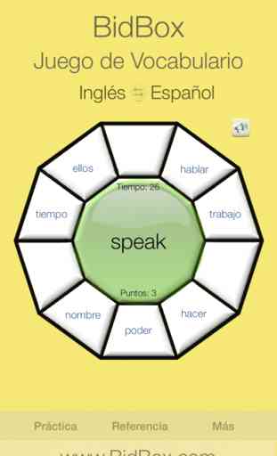 BidBox Vocabulario: Español - Inglés 3