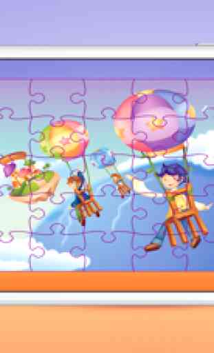 foto dibujos animados puzzles para niños pequeños 2
