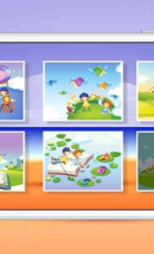 foto dibujos animados puzzles para niños pequeños 3