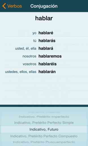 Verbos Español 2