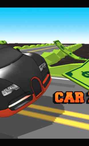 3D Zig-Zag Racing Rivals  - Drive Super-Car to Escape from Street City Run 3