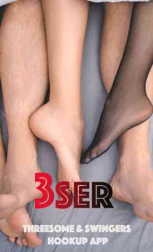 3ser - Threesome Dating App for Swingers & Couples 1