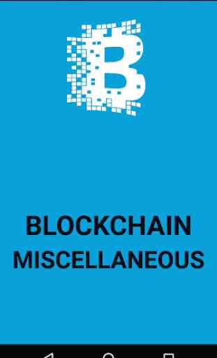Blockchain Miscellaneous 1