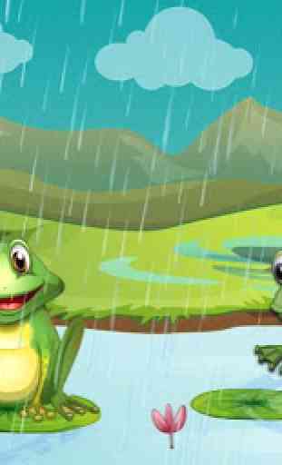 Cartoon Green Frog 4
