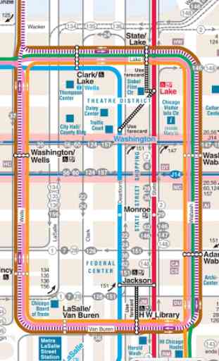 Chicago Rail and Bus Map 2